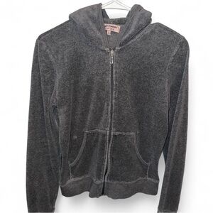 grey Juicy Couture zip up hoodie